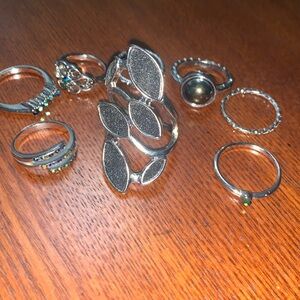8 Set of Finger Rings